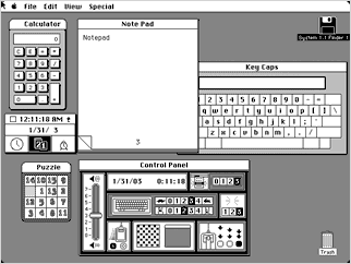 Early GUI - Apple Mcintosh