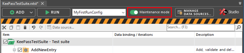 Enable the Maintenance mode