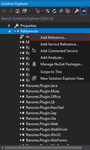 Add Reference