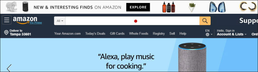 01 amazon title bar
