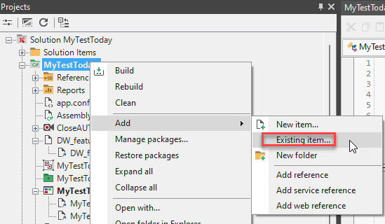 Import features files created by DesignWise