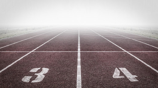 starting line of a race