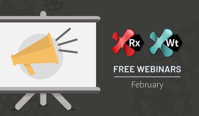Ranorex live webinars for February 2020