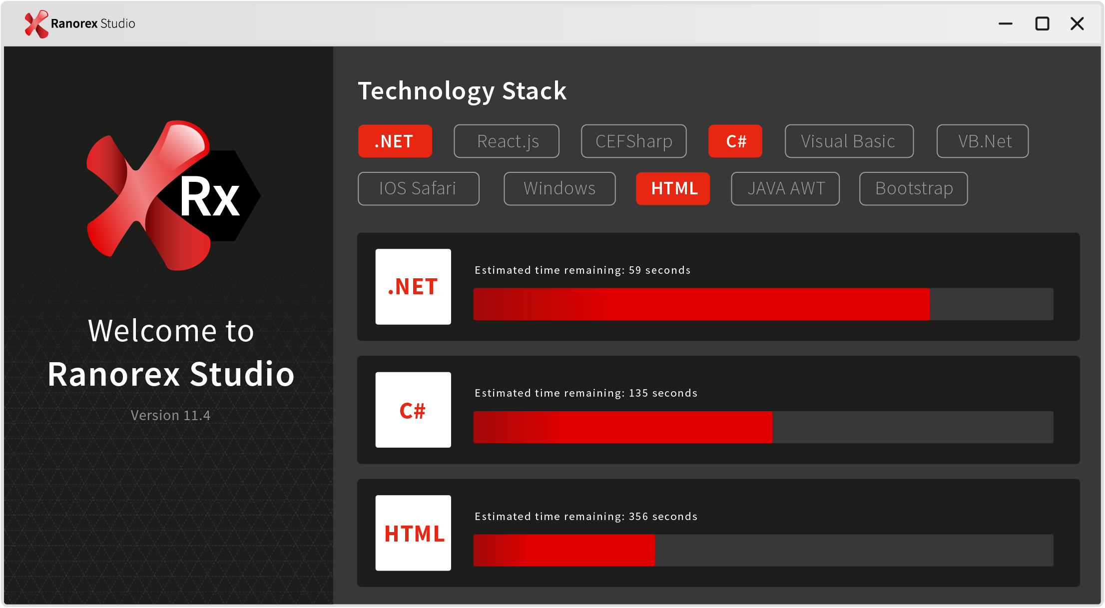 SEM7119 - RNX Website erneuern_Ranorex Tech Stack